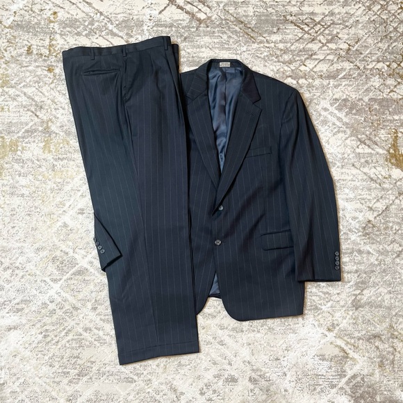 Jos. A. Bank Other - Jos. A. Bank Signature Collection 100% Wool Pinstripe Suit 46R / 38W